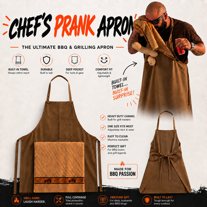 Chef's Prank Apron (Adjustable Fit)